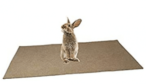 tapis de chanvre accessoire lapin